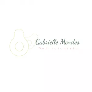 Logo Nutricionista com Abacate para Editar Online