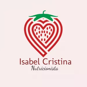 Logo Nutricionista com Morango para Editar Online