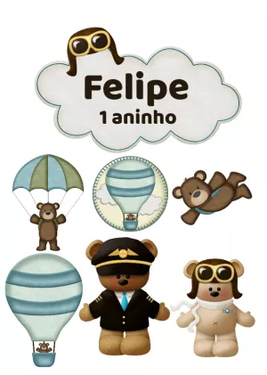 Cake Topper – Static – Breezy