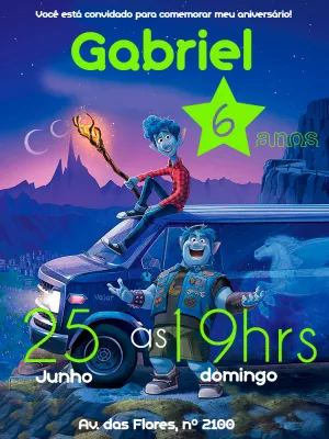 Convite Aniversário Dois Irmãos: Uma Jornada Fantástica para Editar