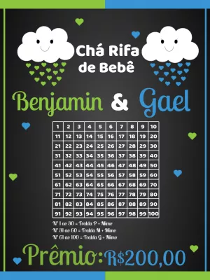 Babyparty-Tombola – Statisch – Gley Leobas