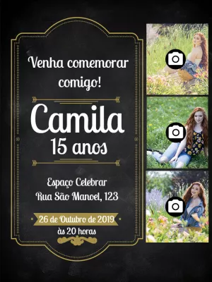 Quinceañera Invitation – Static – Wolf Designer
