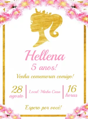 Invito di compleanno Principesse – Statico – Decore Arte
