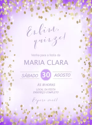 Quinceañera Invitation – Static – Decore Arte