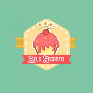 Logo Editável Online para Confeitaria e Bolos