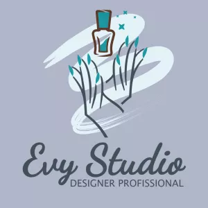 Logo Manicure Profissional com Mãos para Editar Online