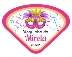 Ventarola de Carnaval com Máscara Colorida para Editar Online