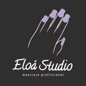 Logo Editável para Manicure e Nail Designer para Editar