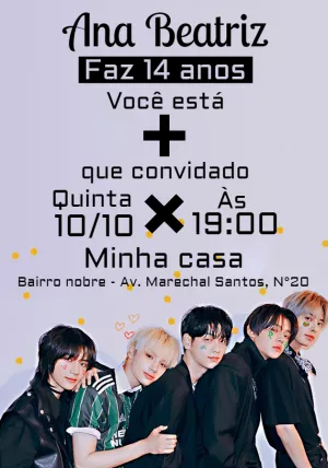 Invitation d'anniversaire KPop Demon Hunters – Statique – Wolf Designer