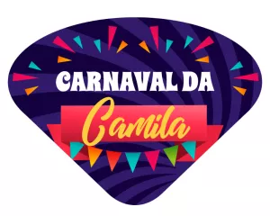 Ventarola de Carnaval para Editar e Imprimir Online