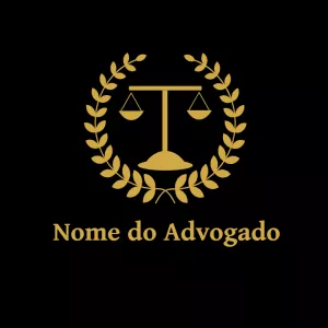 Logo para Advogado com Balança da Justiça Editável Online