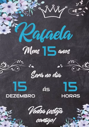 Quinceañera Invitation – Static – Convites Personalizados