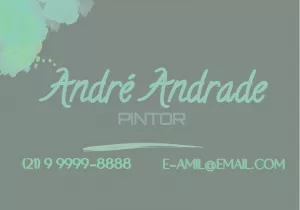 Cartão de Visita Pintor Profissional para Editar Online