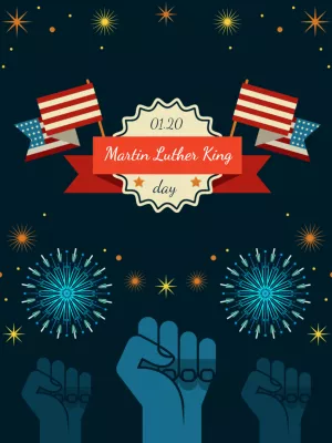 Martin Luther King Day Commemorative Post to Edit Online