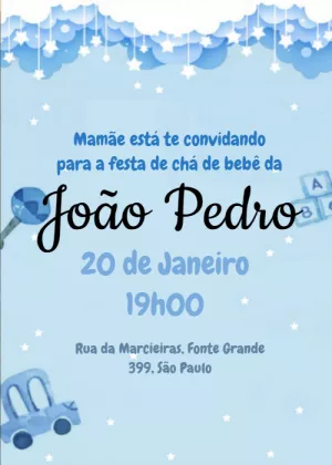 Invito baby shower – Statico – nandapand4