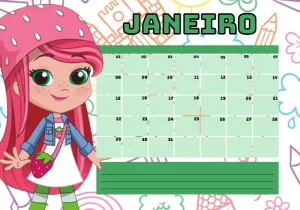 Planner Editável da Moranguinho para Organizar e Imprimir