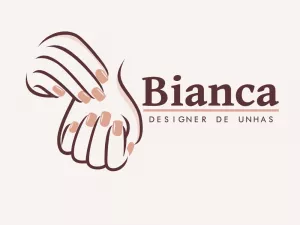 Logo Manicure com Mãos Delicadas para Editar Online