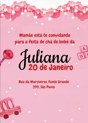 Invito baby shower – Statico – nandapand4