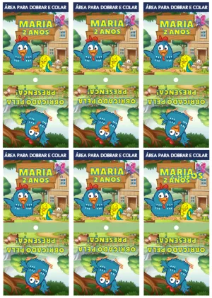 Capa para Pirulito Galinha Pintadinha Aniversário para Editar