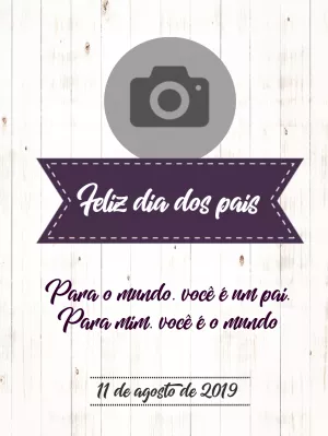 Post Dia dos Pais com Foto para Editar Online