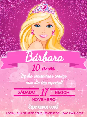 Invito di compleanno Principesse – Statico – Magic Arte Digital