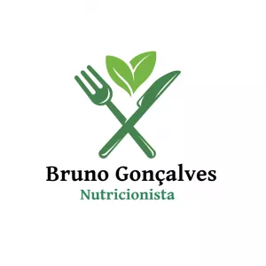 Logo Nutricionista com Folhas e Talheres para Editar Online