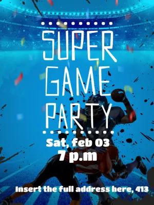 Soccer Birthday Invitation – Static – Wolf Designer