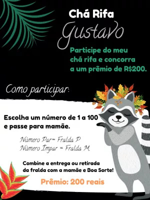 Baby Shower Raffle – Static – Gley Leobas