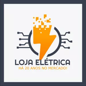 Logo Eletricista Moderno com Raio para Editar Online
