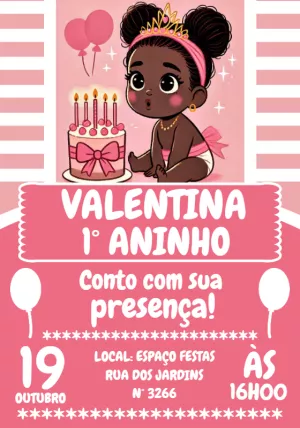 Invitación de cumpleaños Princesas – Estático – Crazyume Designer