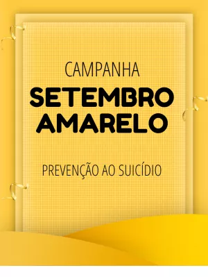 Post Setembro Amarelo Editável Online para Campanha