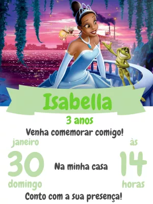 Invitación de cumpleaños Princesas – Estático – Breezy
