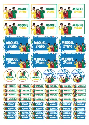 Étiquette scolaire – Statique – Gley Leobas