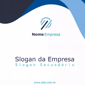 Post Corporativo com Design Abstrato para Editar Online