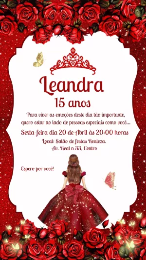 Quinceañera Invitation – Static – Laiane