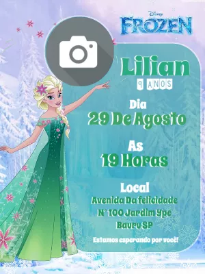 Frozen Birthday Invitation – Static – Way Lopez
