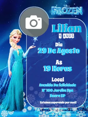 Frozen Birthday Invitation – Static – Way Lopez