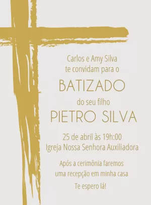 Invito per il battesimo – Statico – Decore Arte