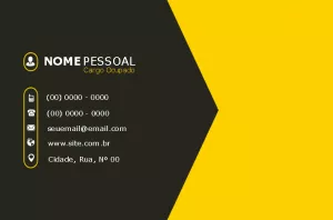 Cartão de Visita Profissional e Moderno para Editar Online