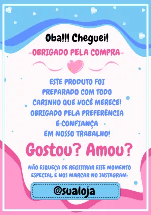 Cartão de Agradecimento Cliente com Design Fofo para Editar Online