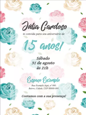 Quinceañera Invitation – Static – Wolf Designer