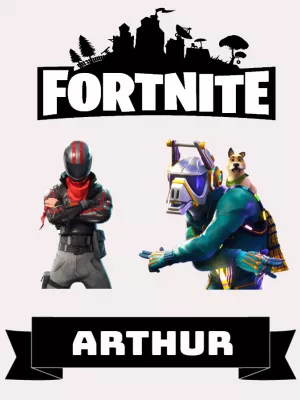 Topo de Bolo Fortnite com Personagens para Editar e Imprimir
