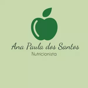 Logo Nutricionista com Ícone de Maçã para Editar Online