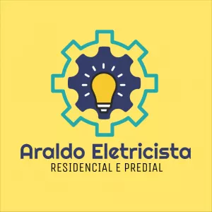 Logo para Eletricista com Engrenagem para Editar Online
