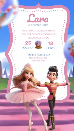 Invitación de cumpleaños Barbie – Estático – Felicity Artes