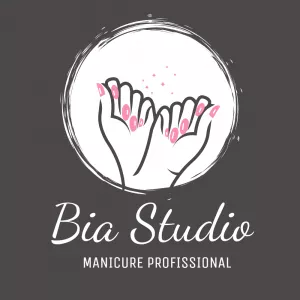 Logo Editável para Manicure e Designer de Unhas