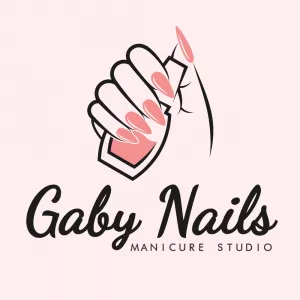 Logo Manicure Editável com Esmalte para Criar Online