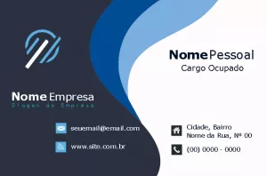 Cartão de Visita Abstrato para Empresas para Editar Online