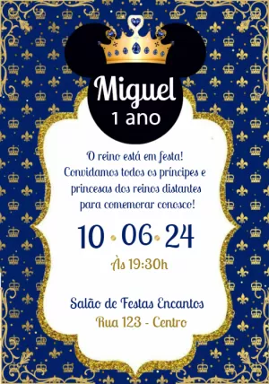 Mickey Mouse Birthday Invitation – Static – Convites e Artes Digitais