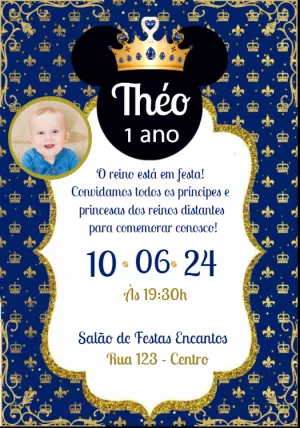 Invitación de cumpleaños Mickey Mouse – Estático – Convites e Artes Digitais